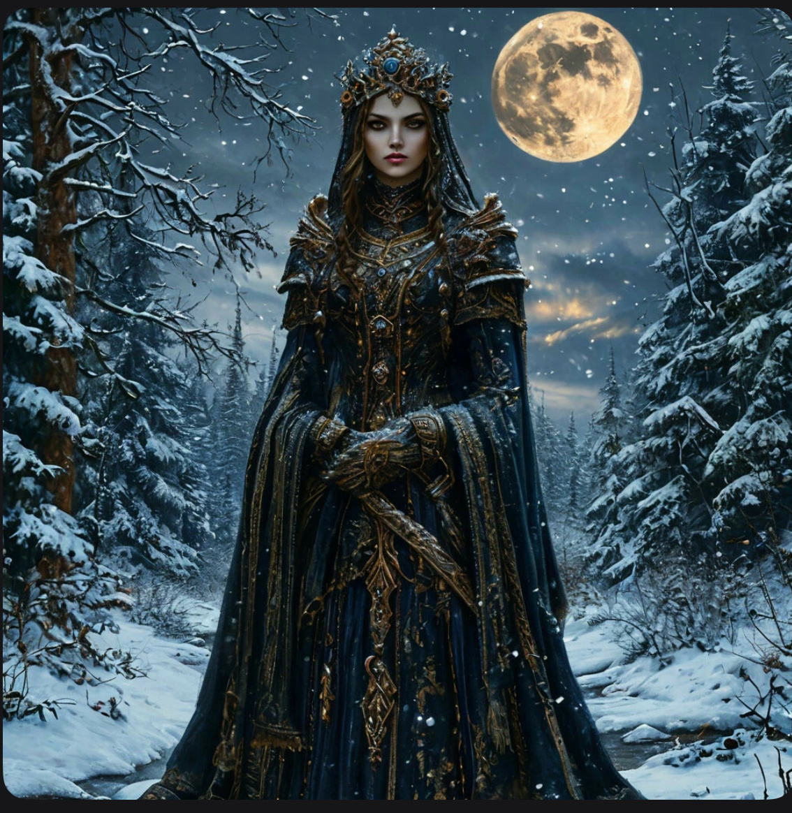 Образ Мораны сильно перекликается с образами античных богини Гекаты и Атопе, старшей из трёх мойр