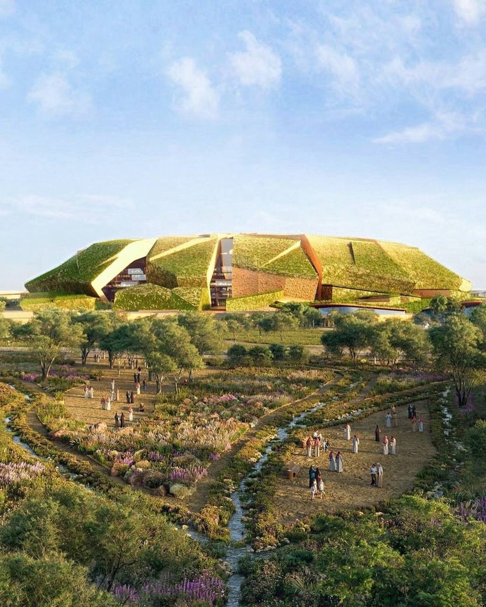 В Саудовской Аравии строят крупнейший футбольный стадион: «Стадион имени короля Салмана» 