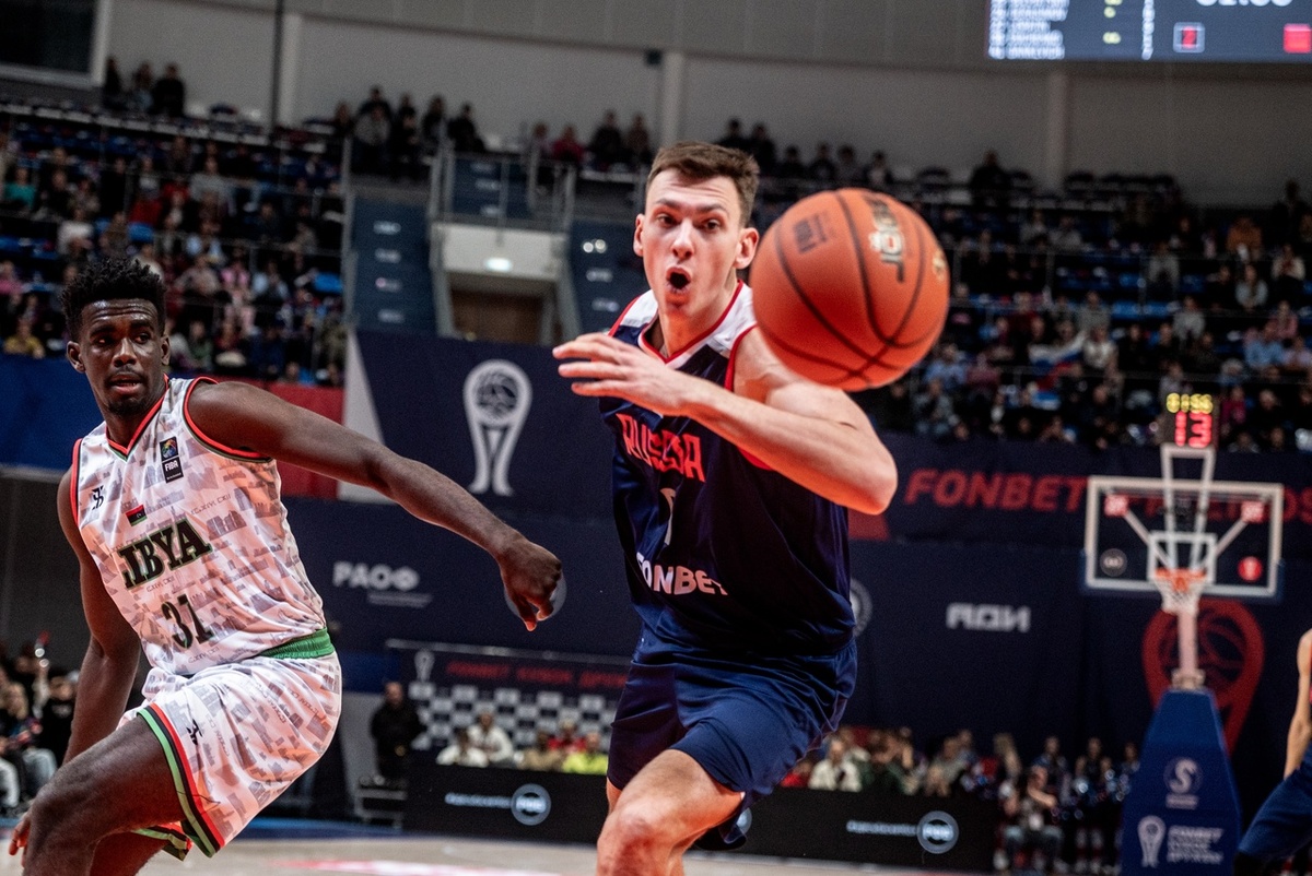 Андрей Мартюк в игре против Ливии