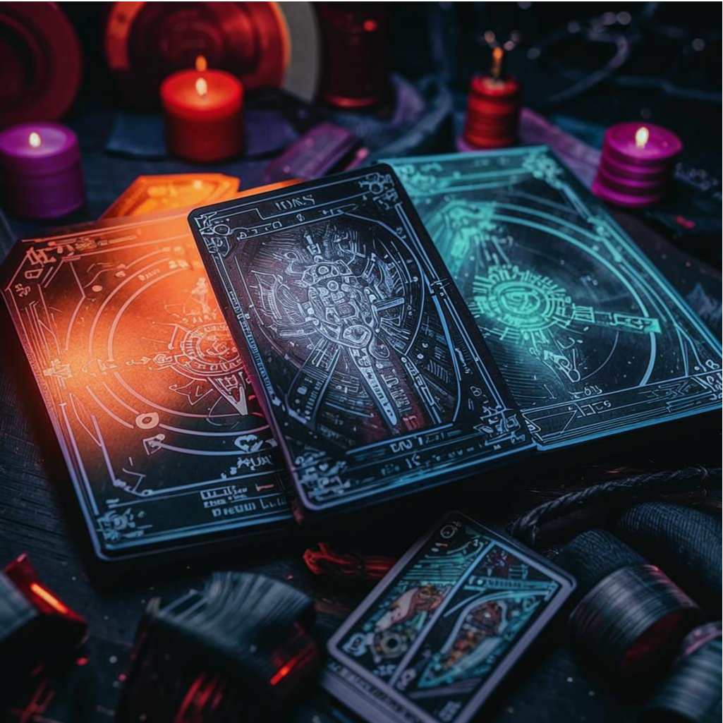 Карточный расклад. Иллюстрация сгенерирована нейросетью