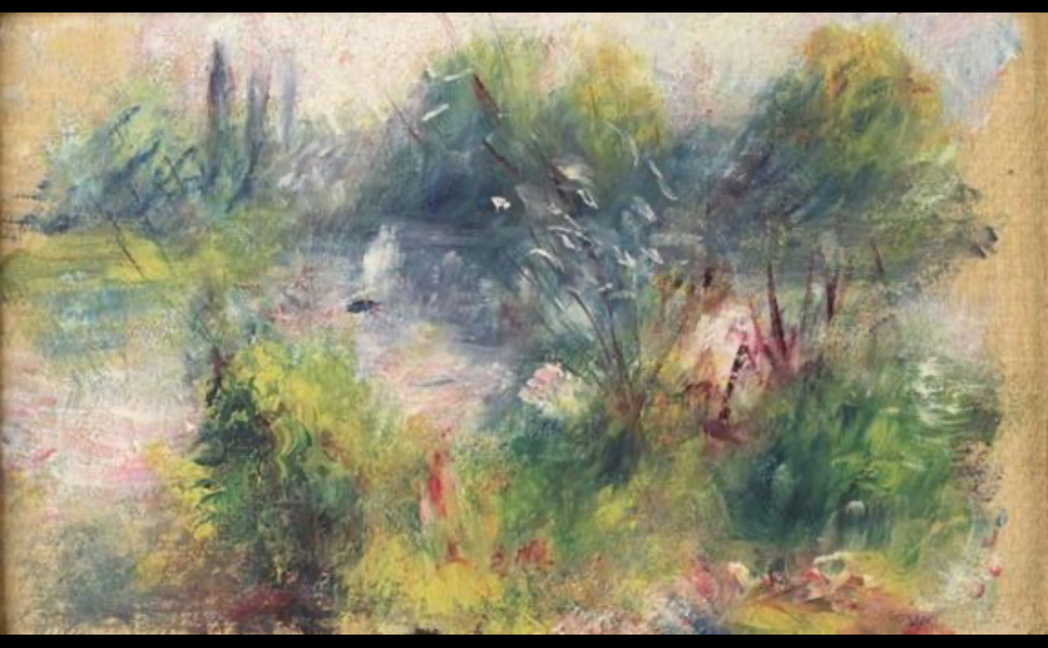 «Пейзаж на Сене» Огюст Ренуар