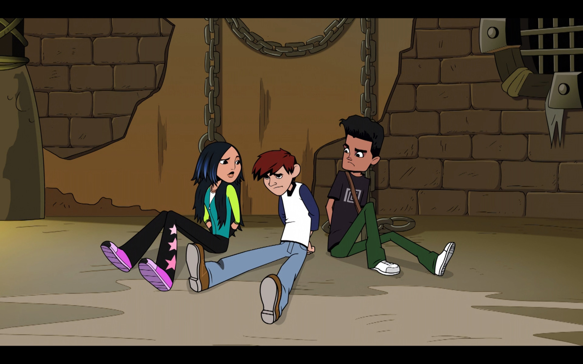 Где-то грустят хорошие лицевые аниматоры. А на скриншоте - три главных героя.