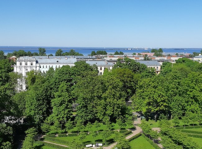 Вид на Кронштадт с Никольского Морского собора /фото из личного архива, 2021/