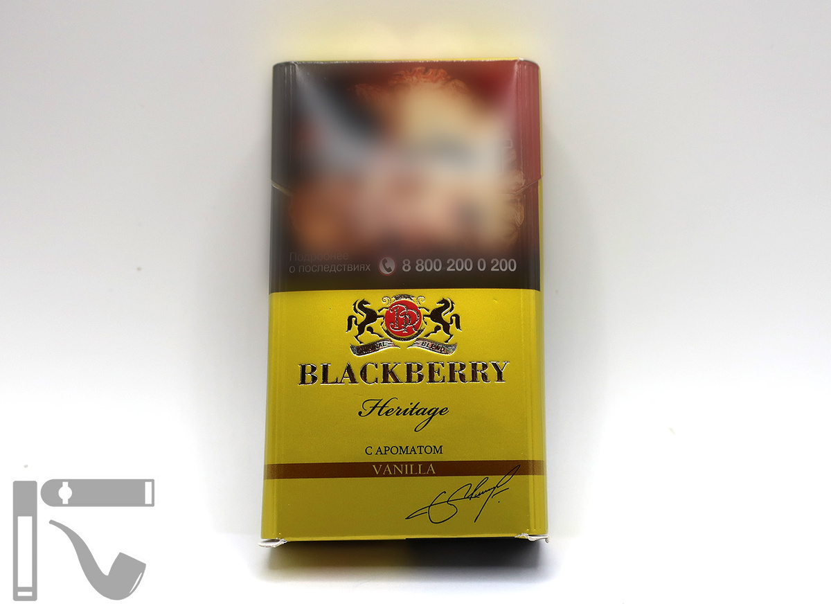 Сигариллы Blackberry Heritage Vanilla. Фото:©канал "Уголок Курильщика"