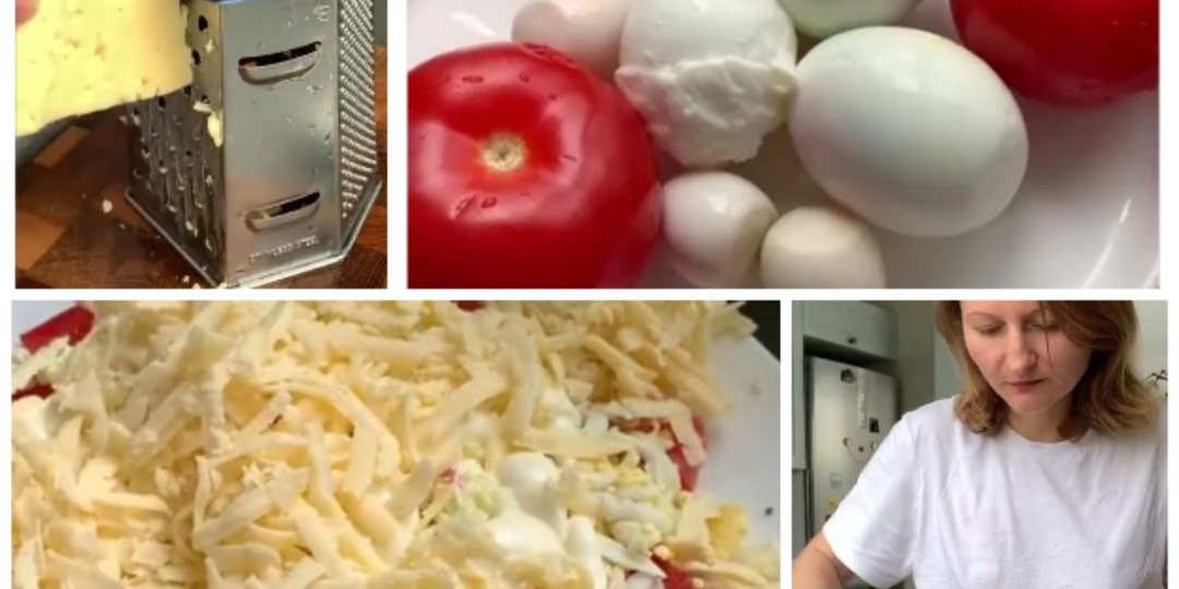 2 варианта салата СЛОЯМИ (оба с сыром и майонезом)