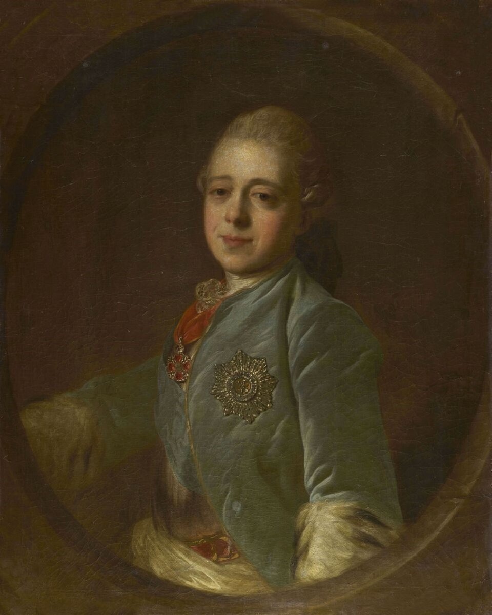 Великий князь Павел Петрович, 1770-е (худож. Ф. С. Рокотов)