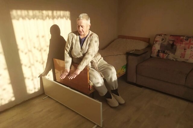    Вера Матусевичус ради кошки купила обогреватель Фото: «АиФ-Калининград»/ Алексей Соколов