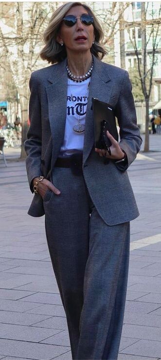 Как быть стильной в  зрелом возрасте foto pinterest.com