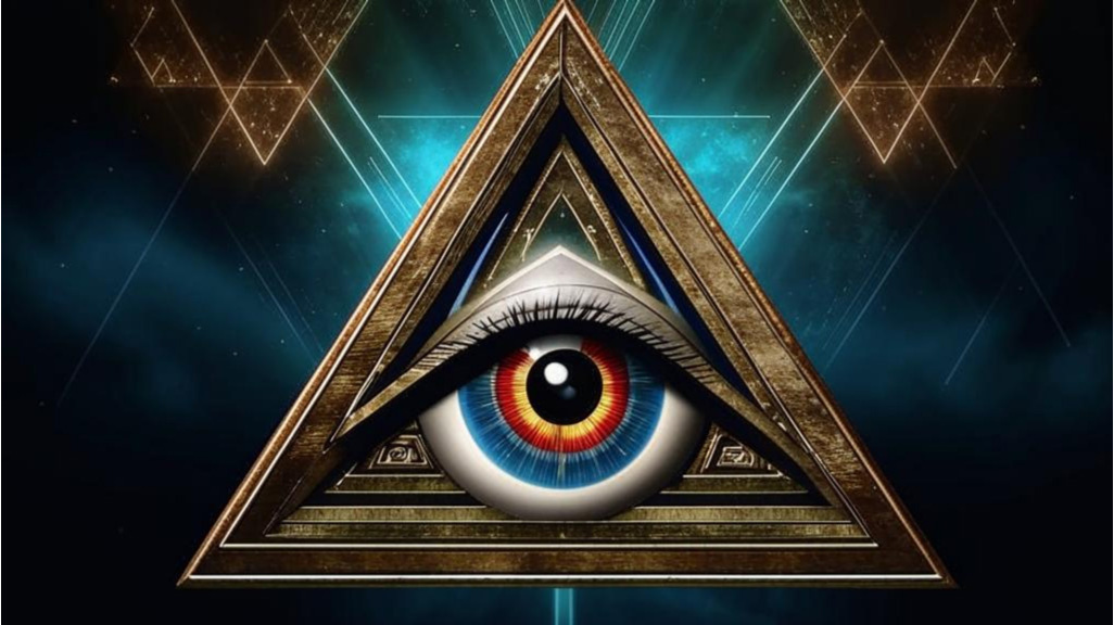 Глав в треугольнике - символ Ордена Судного дня.