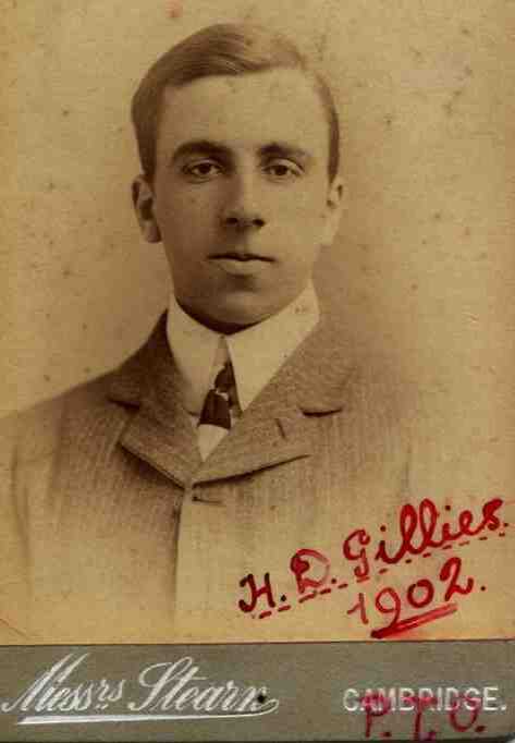    Гарольд Гиллис во время учёбы 