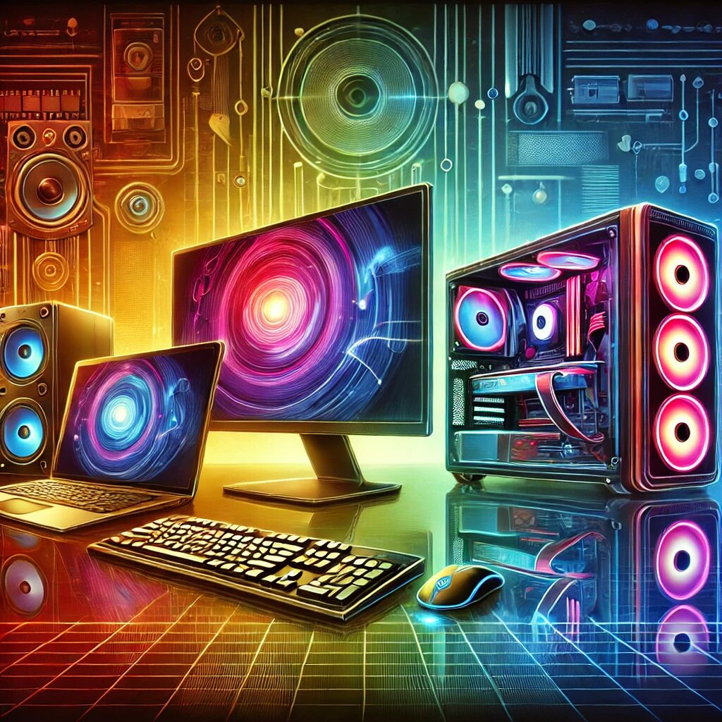 настольный компьютер, ноутбук, планшет и игровую систему с RGB-подсветкой