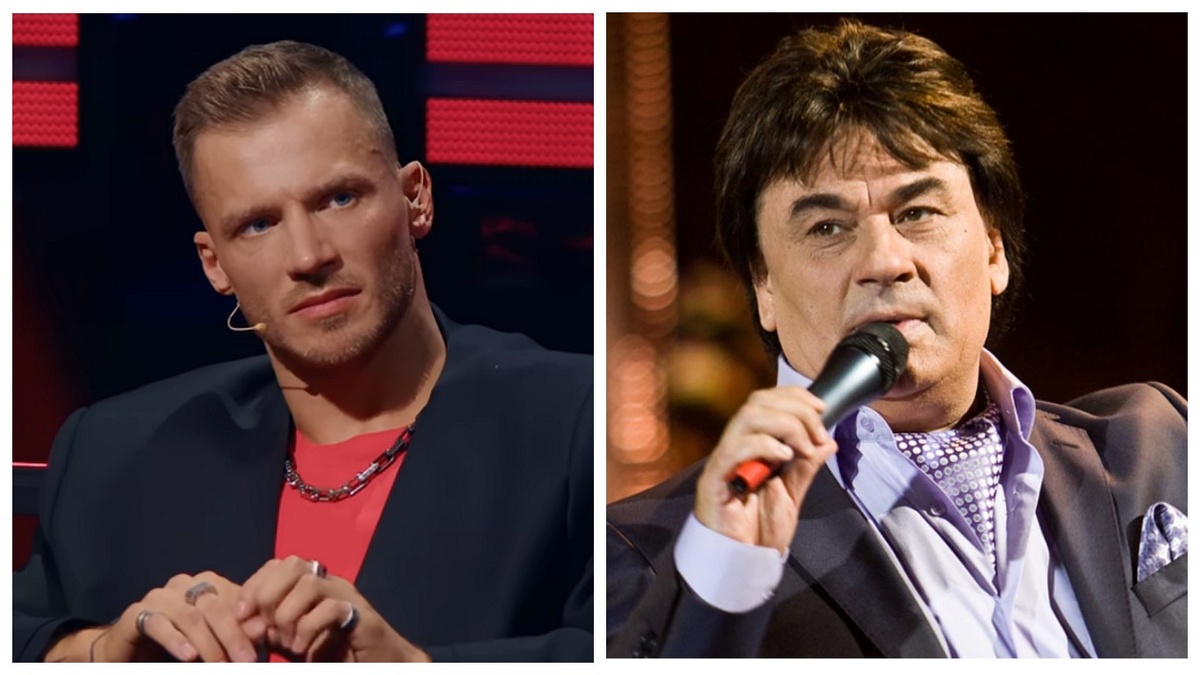 Олег Майами на шоу и Александр Серов 
