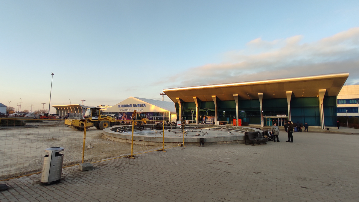 В аэропорту Минеральных Вод продолжается реконструкция. Фото: Кирилл Полиенко/Polienko: путешествуем вдвоём