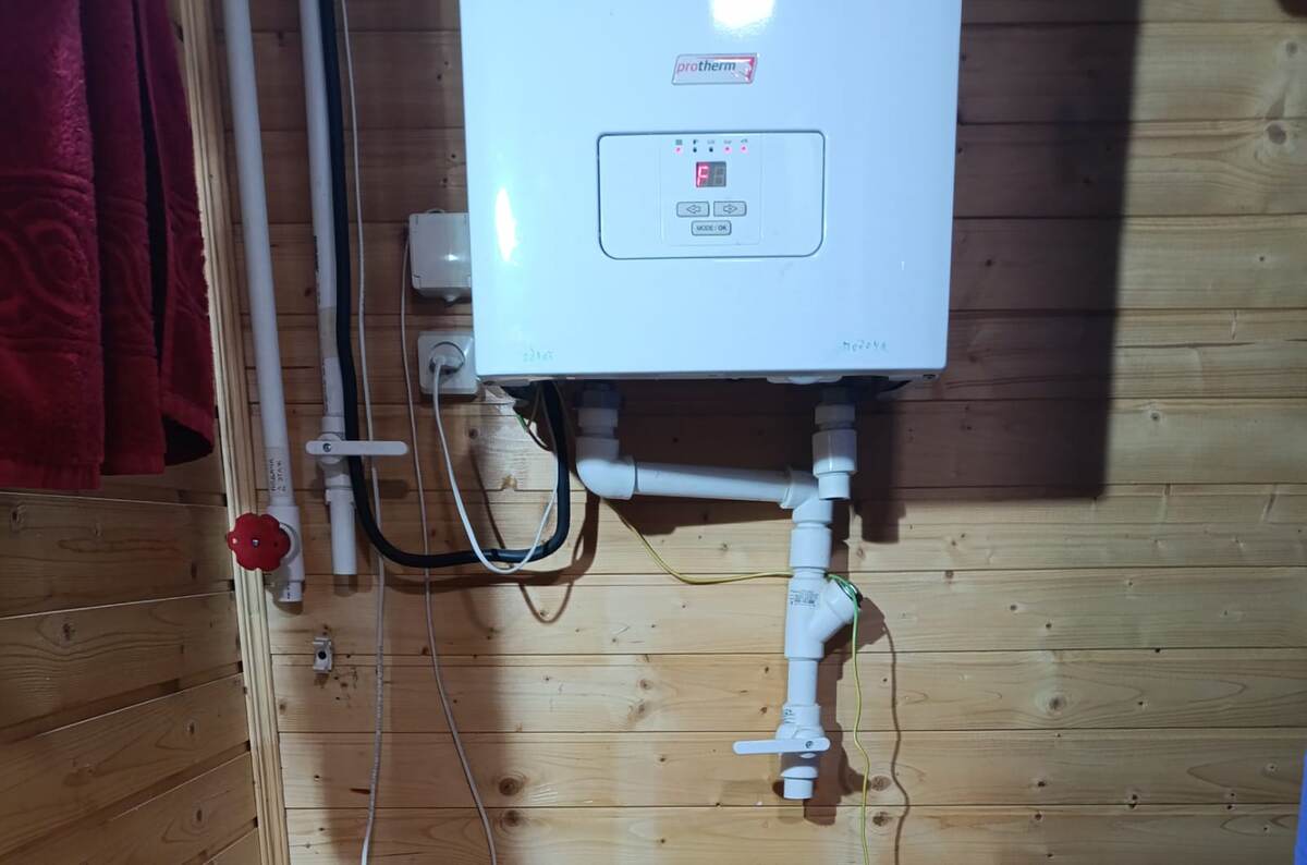 Временное отключение электрокотла.