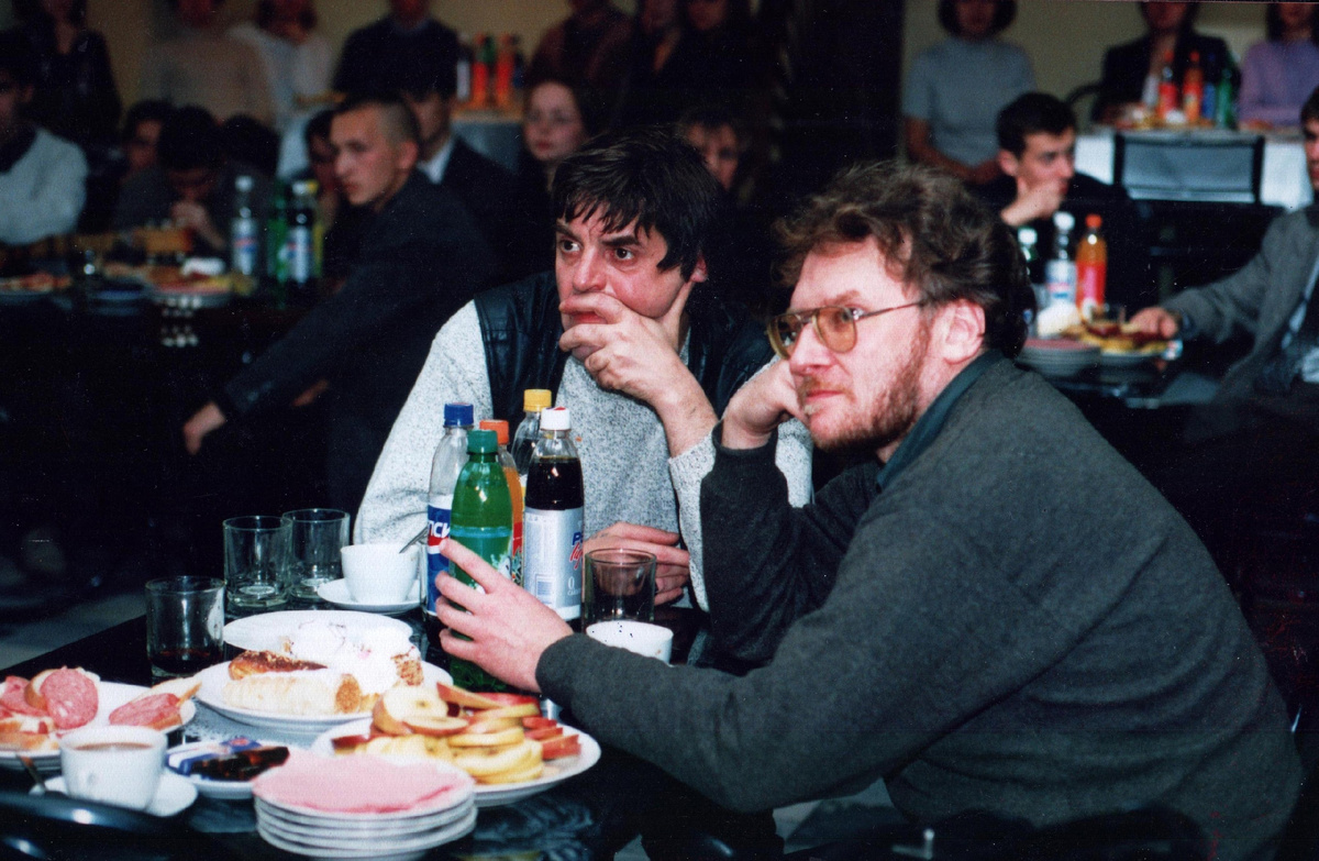 Сергей Гурьев с Ником Рок-н-Роллом в Тюмени. Фото из архива ВК Сергея Гурьева