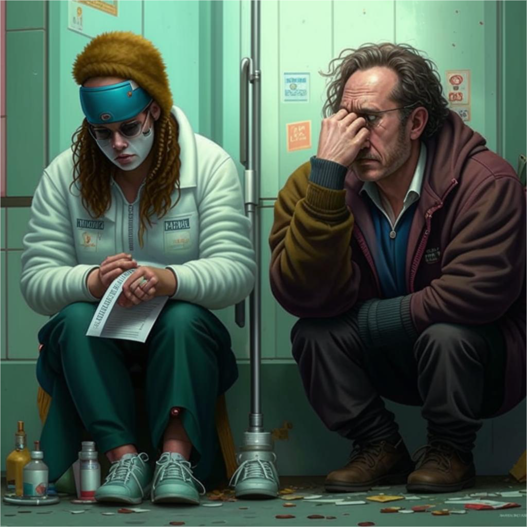 Что больной, что здоровый, проблем много.