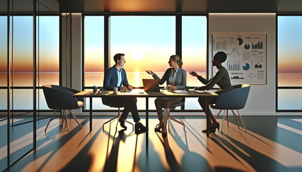    Друзья за чашкой кофе на борту лайнера