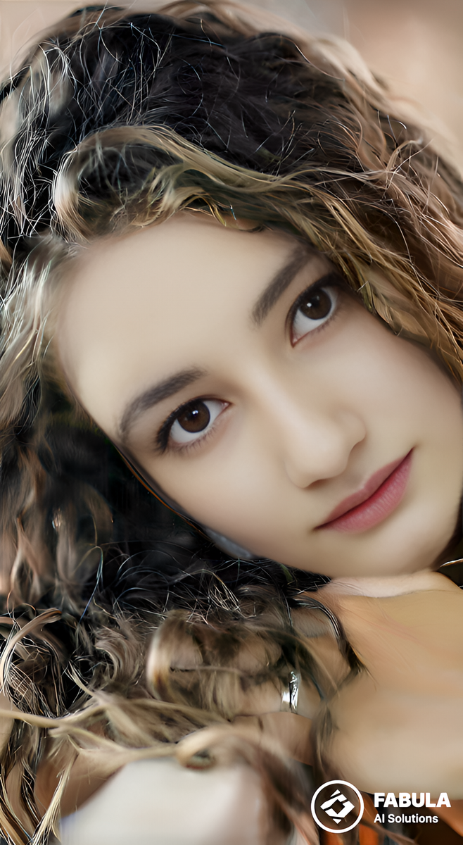 Маринетт Мортем в обработке нейросети