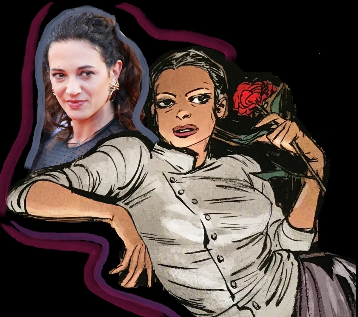 Слева как раз Азия Ардженто