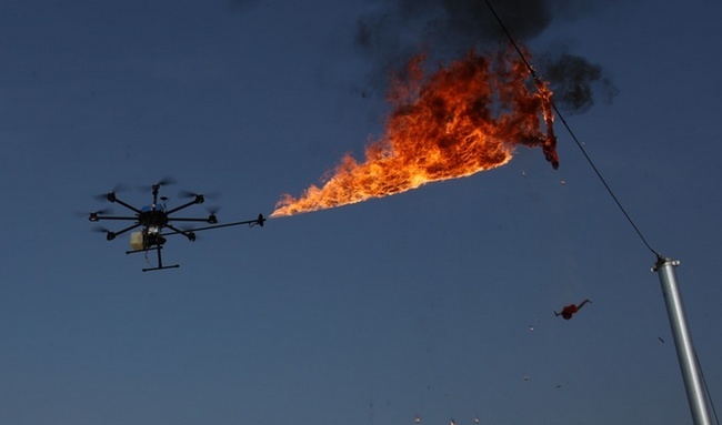 Дрон огнемент