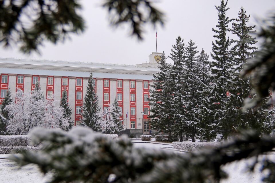    Снег в Барнауле. Правительство Алтайского края. Источник: Виталий Барабаш