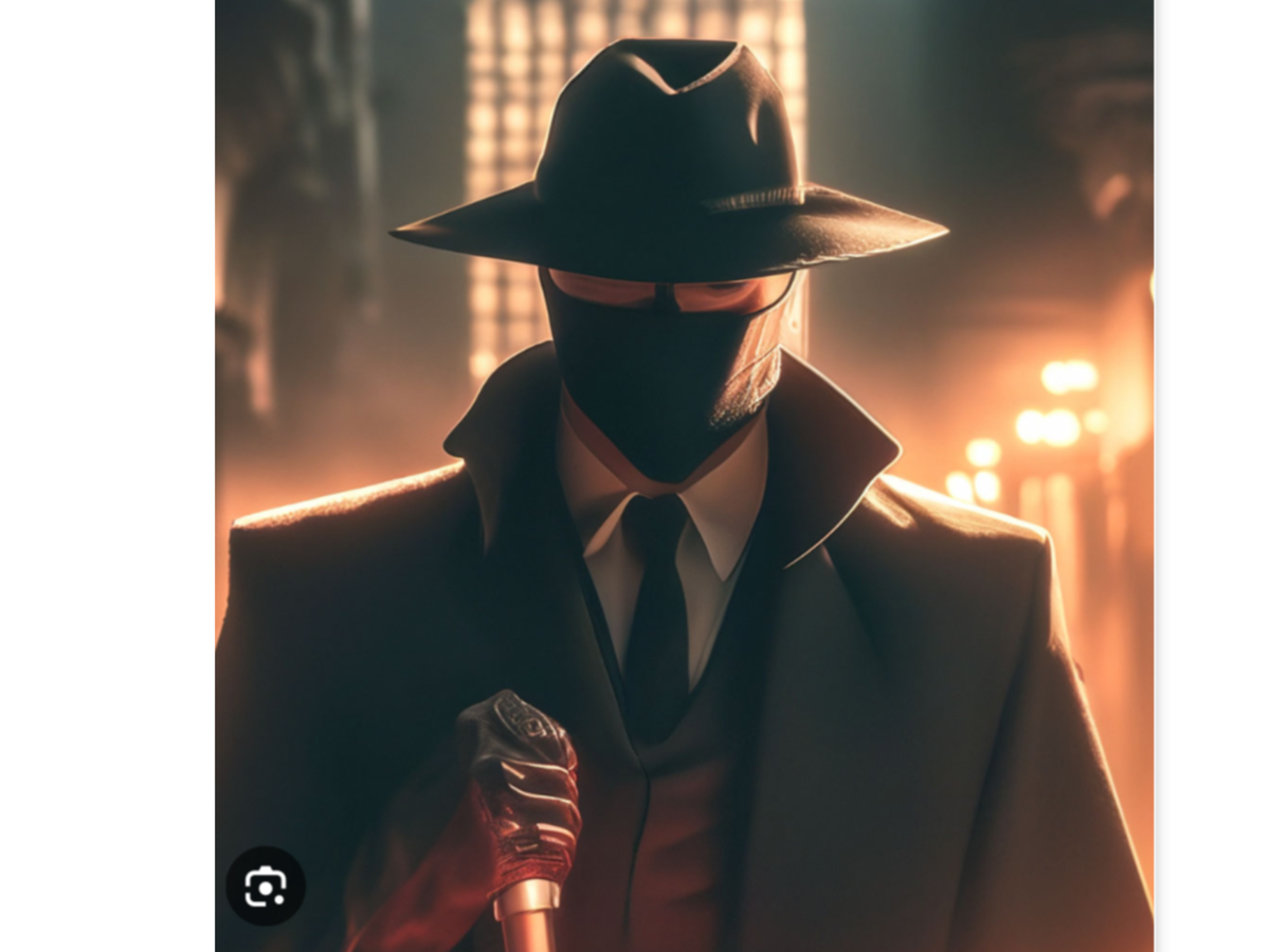 Фото с сайта: shedevrum.ai                 Образ шпиона, сгенерированный нейросетью