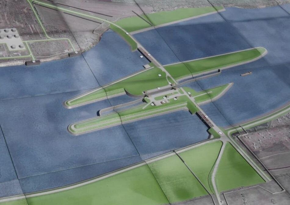 © Портал Правительства Омской области / omskportal.ru / CC BY-SA 4.0 (К 2028 г. в районе Омска завершат в полной мере строительство Красногорского гидроузла, предназначенного для регулирования уровня воды в р. Иртыш)