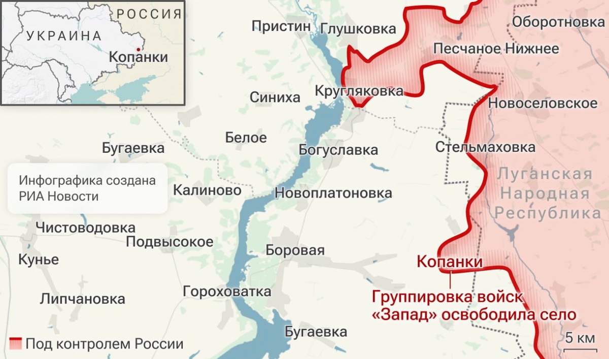    В Грановом авиацией нанесён удар по наблюдательному пункту 58-й мотопехотной бригады, уничтожены два автомобиля HMMWV, один грузовик IVECO Astra HD9, ликвидировано до 12 военнослужащих. В Волчанских Хуторах ударами НАР С-8 поражены огневые позиции 113-й бригады территориальной обороны, уничтожены два миномёта 82-мм М82, одна гаубица Д-30, ликвидировано до 15 военнослужащих.