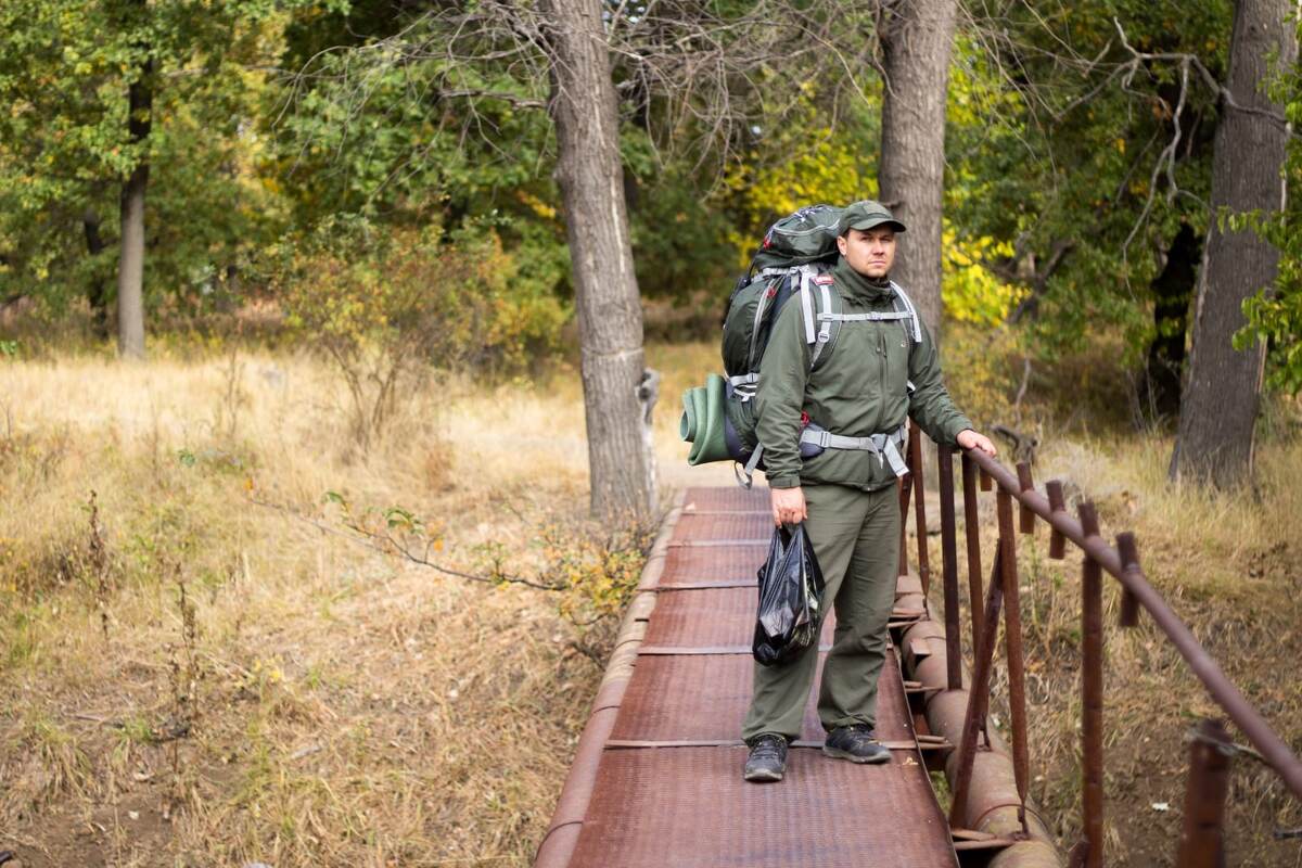 Один из мостиков через ерик на Сарпинском