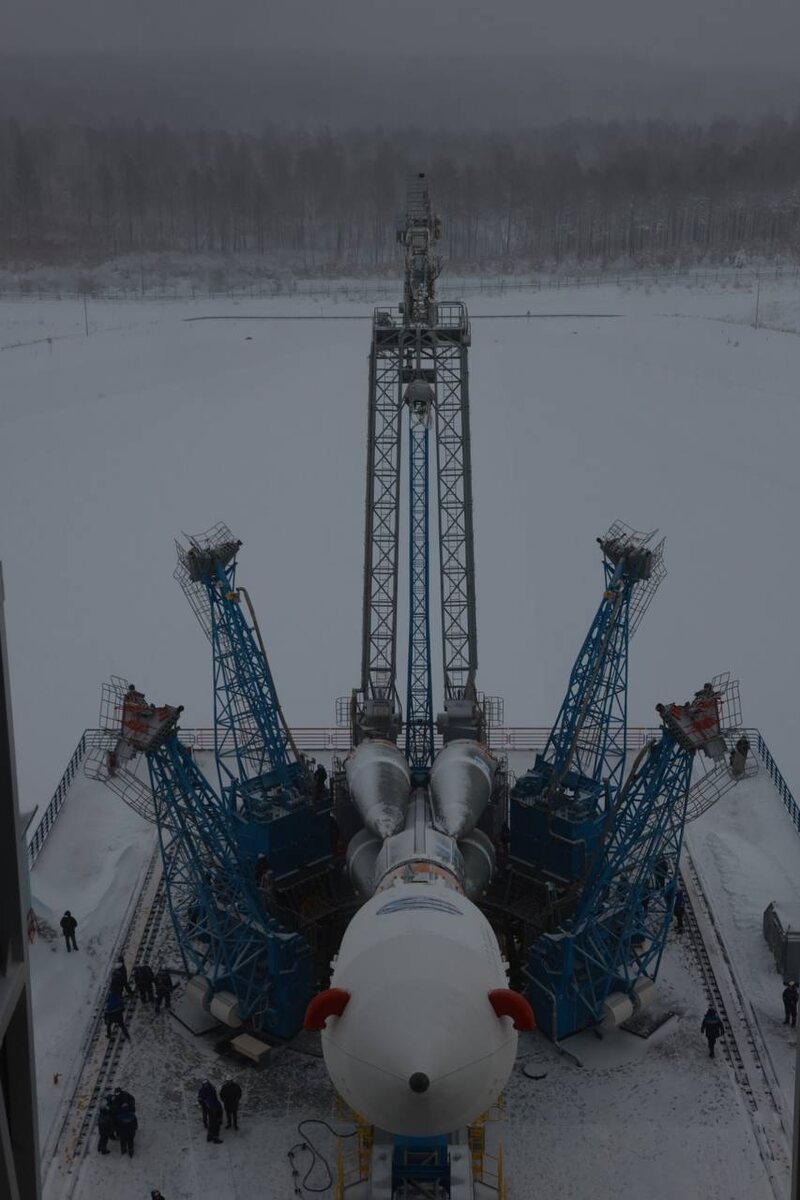 Ракета на космодроме восточный