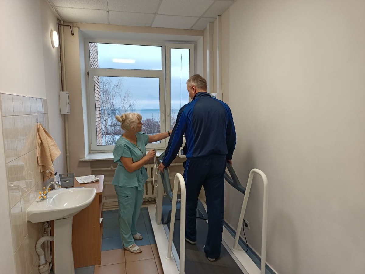    В Госпитале ветеранов войн. Фото со страницы в соцсети Михаила Охлопкова