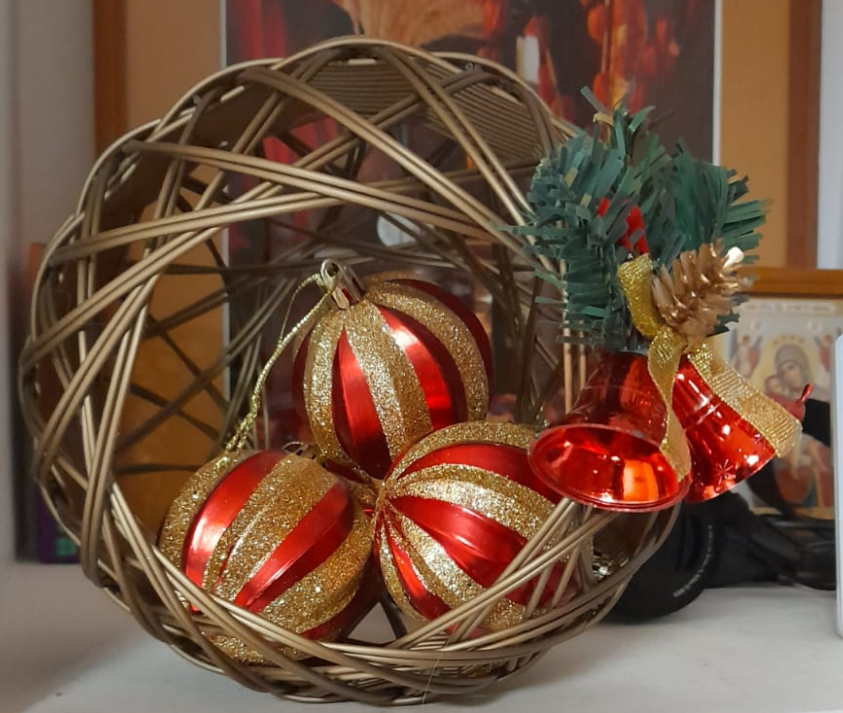 Мои работы: Шар-венок по МК Татьяны Болдиной