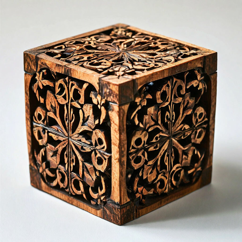 Резной деревянный кубик от Шедеврум 2.0