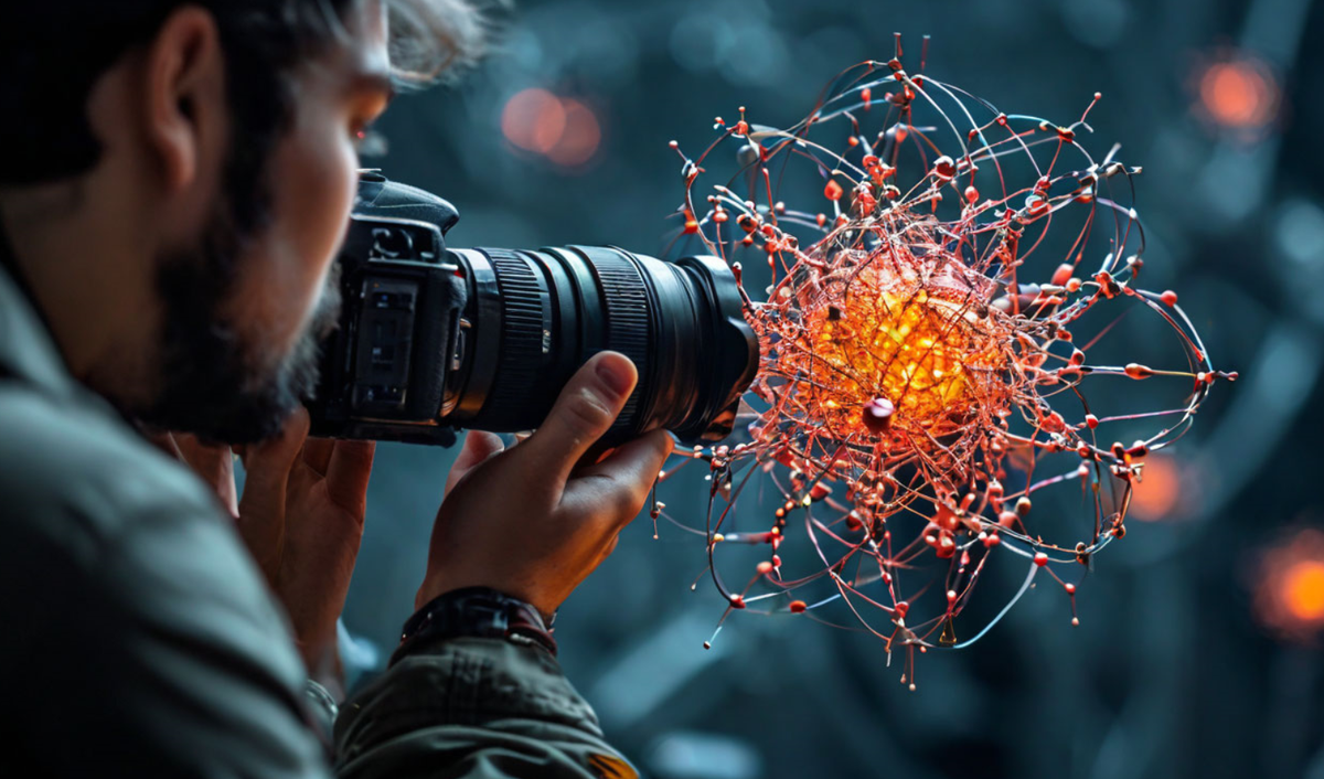 Фотограф развлекается