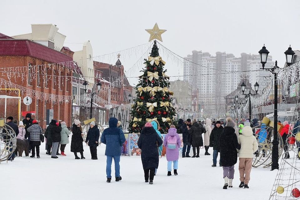    Новогодние каникулы в Барнауле. Источник: Андрей Чурилов, "Вечерний Барнаул"