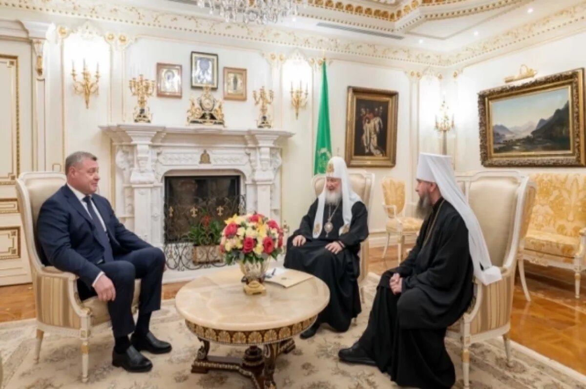    Представители Астраханской области встретились с Патриархом Кириллом