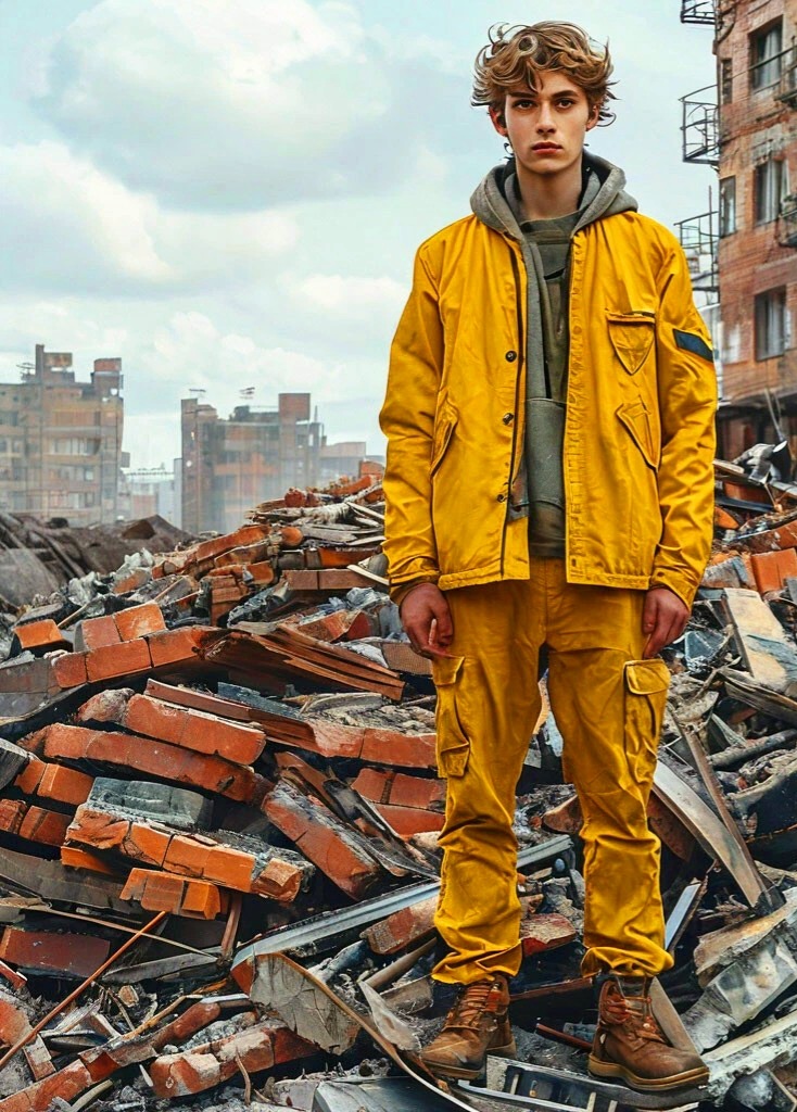 Примерно таким возник мысленный образ Макса на развалинах Каменного Города. Одна картинка мысленно, один миг и меня понесло с историей этого мира.