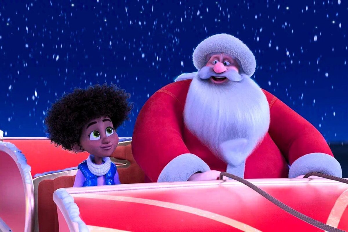 СуперСанта и его маленькая помощница. Наше кино