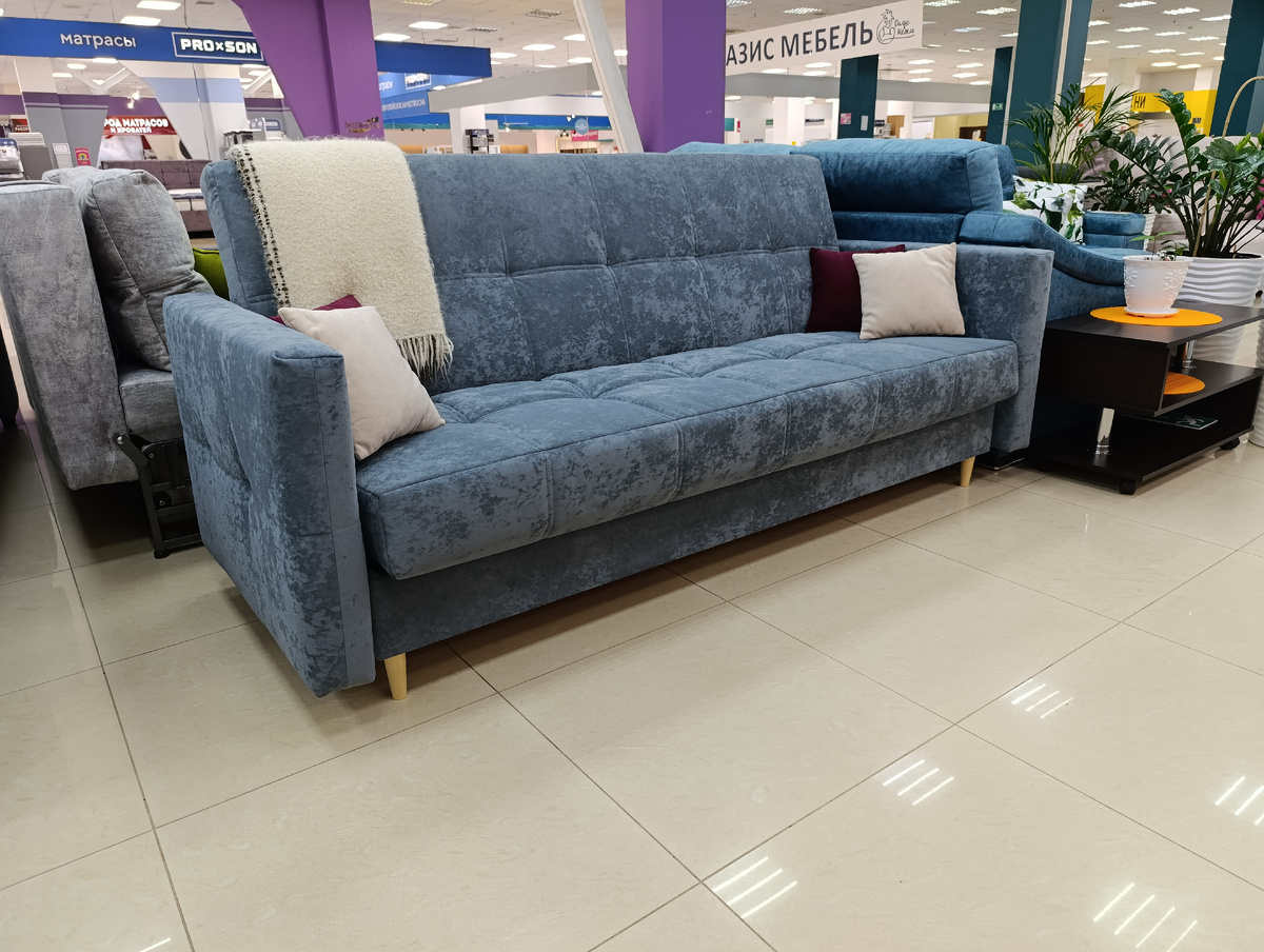 Диван «Дрим»
от 40400 ₽
Габариты: 220 х 85 х 100 см
Спальное место: 195 х 125 х 45 см
Механизм трансформации: «книжка»