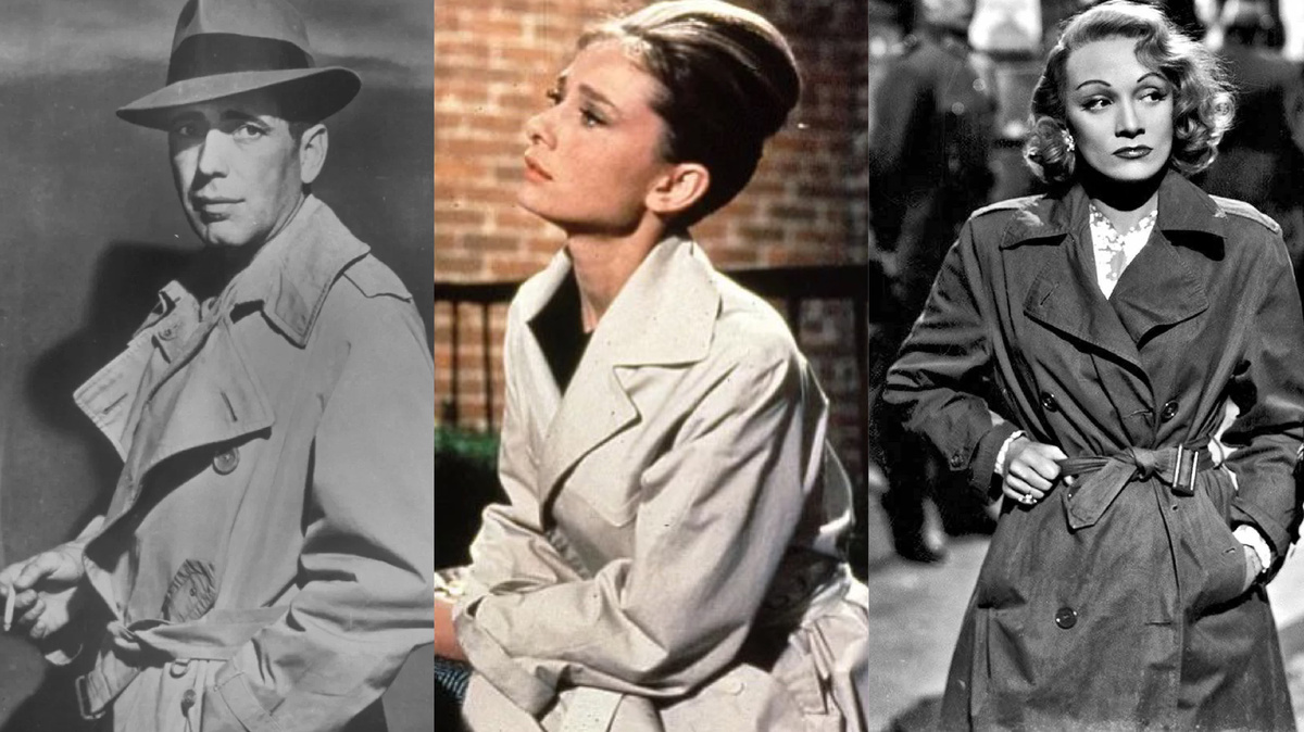 Голливудские звезды в тренчах. 