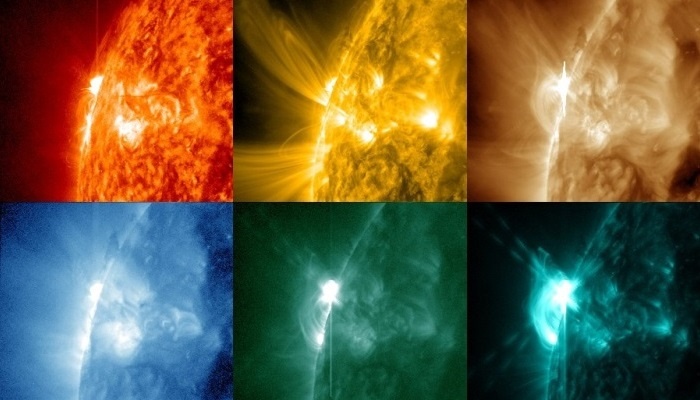    Вспышка на Солнце 25 ноября. Фото: Лаборатория солнечной астрономии РАН