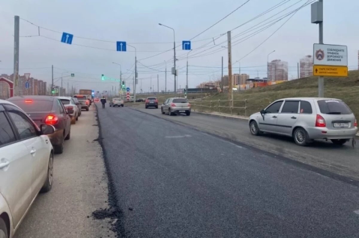    В Туле ремонт Восточного обхода завершится до конца ноября