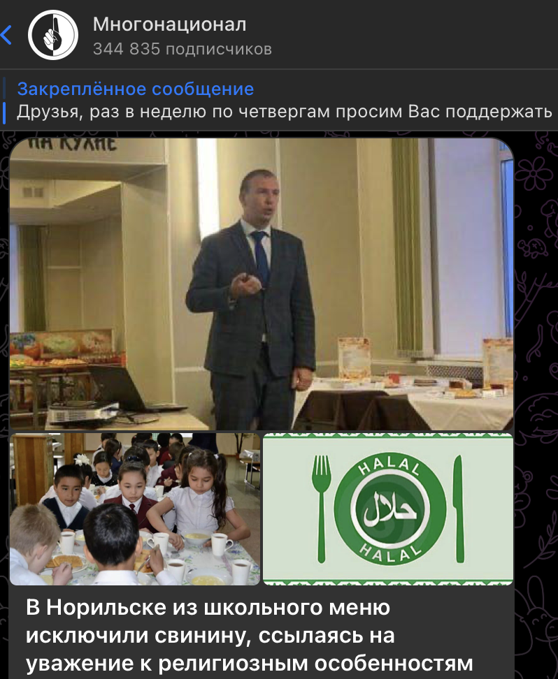    Скриншот: t.me/mnogonazi/20510