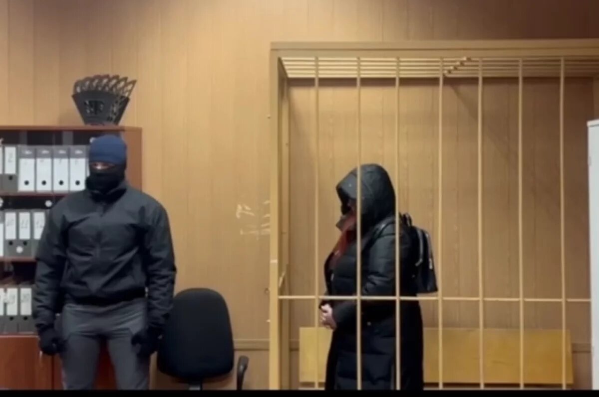    Ника Новак в Лефортовском суде, где ей избрали меру пресечения в 2023 году