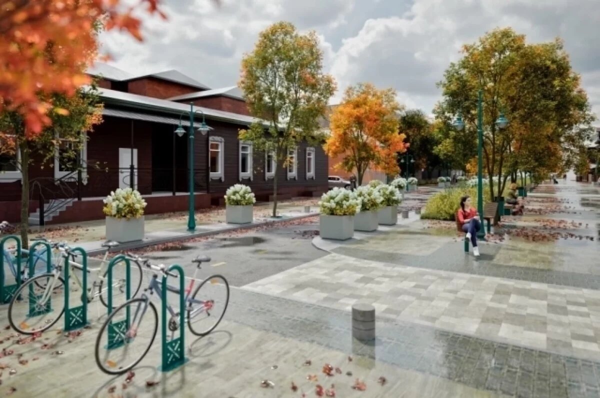    Виталий Артёмов показал концепцию благоустройства улицы Павлова в Рязани