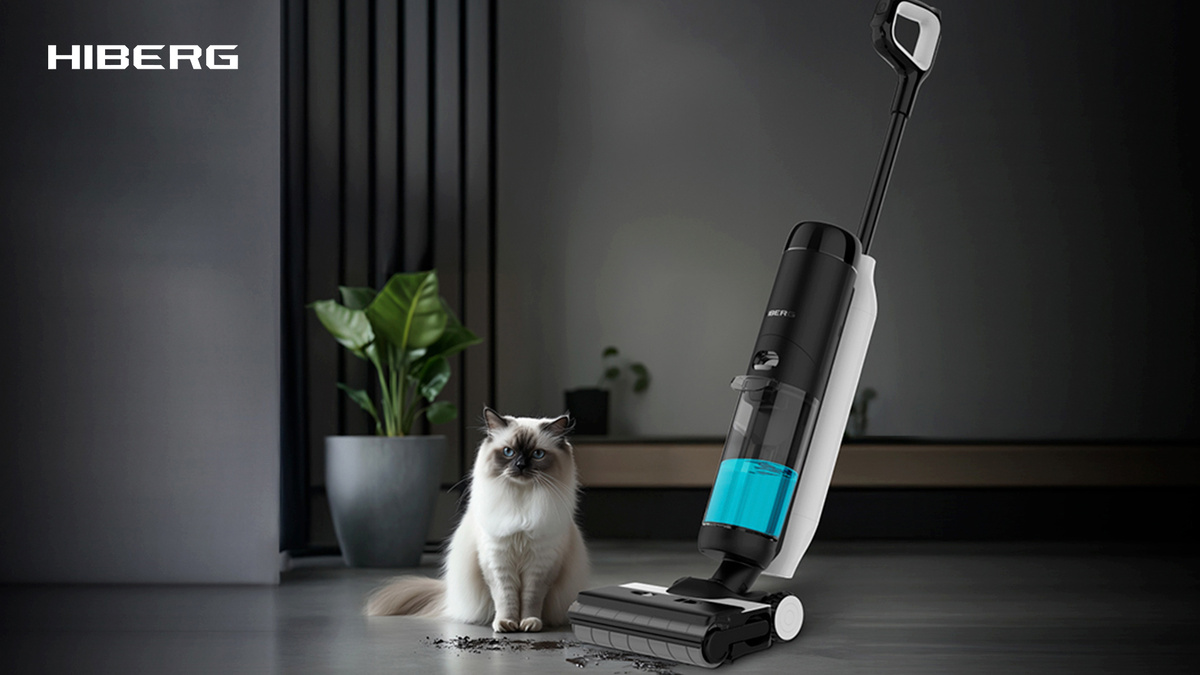 Пылесос I-Space с HEPA-фильтром эффективно удаляет мелкие аллергены.