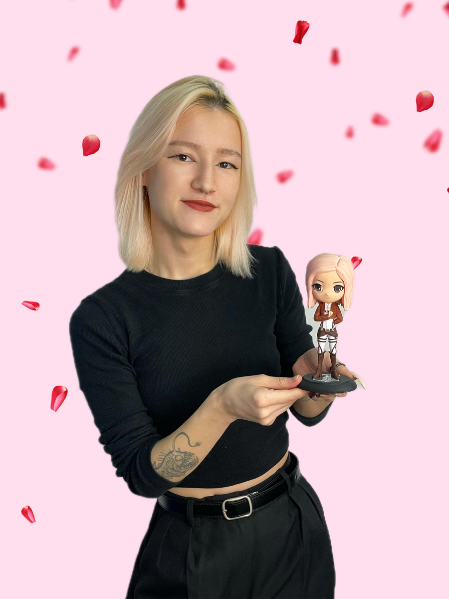 3D-фигурка с максимальным портретным сходством в стиле Аниме