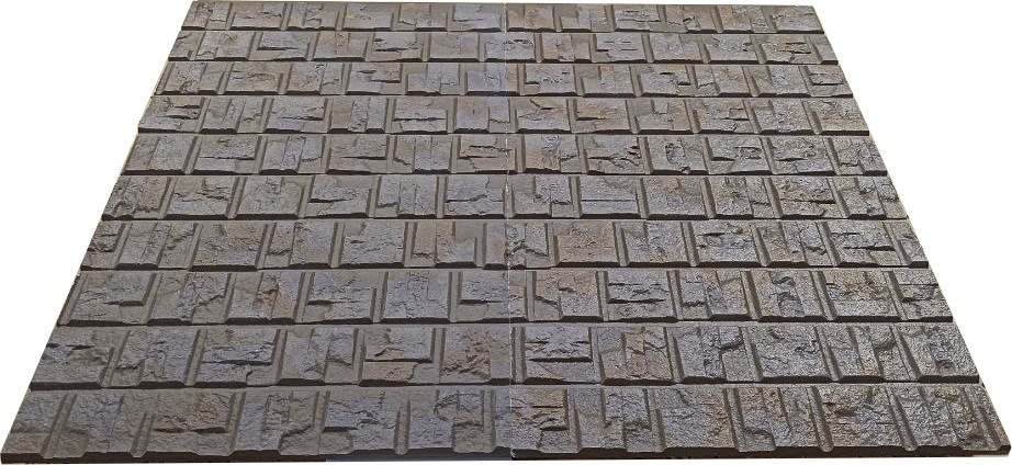 Данное изделие под "дикий камень", полученное от нашего заказчика в качестве исходного образца.