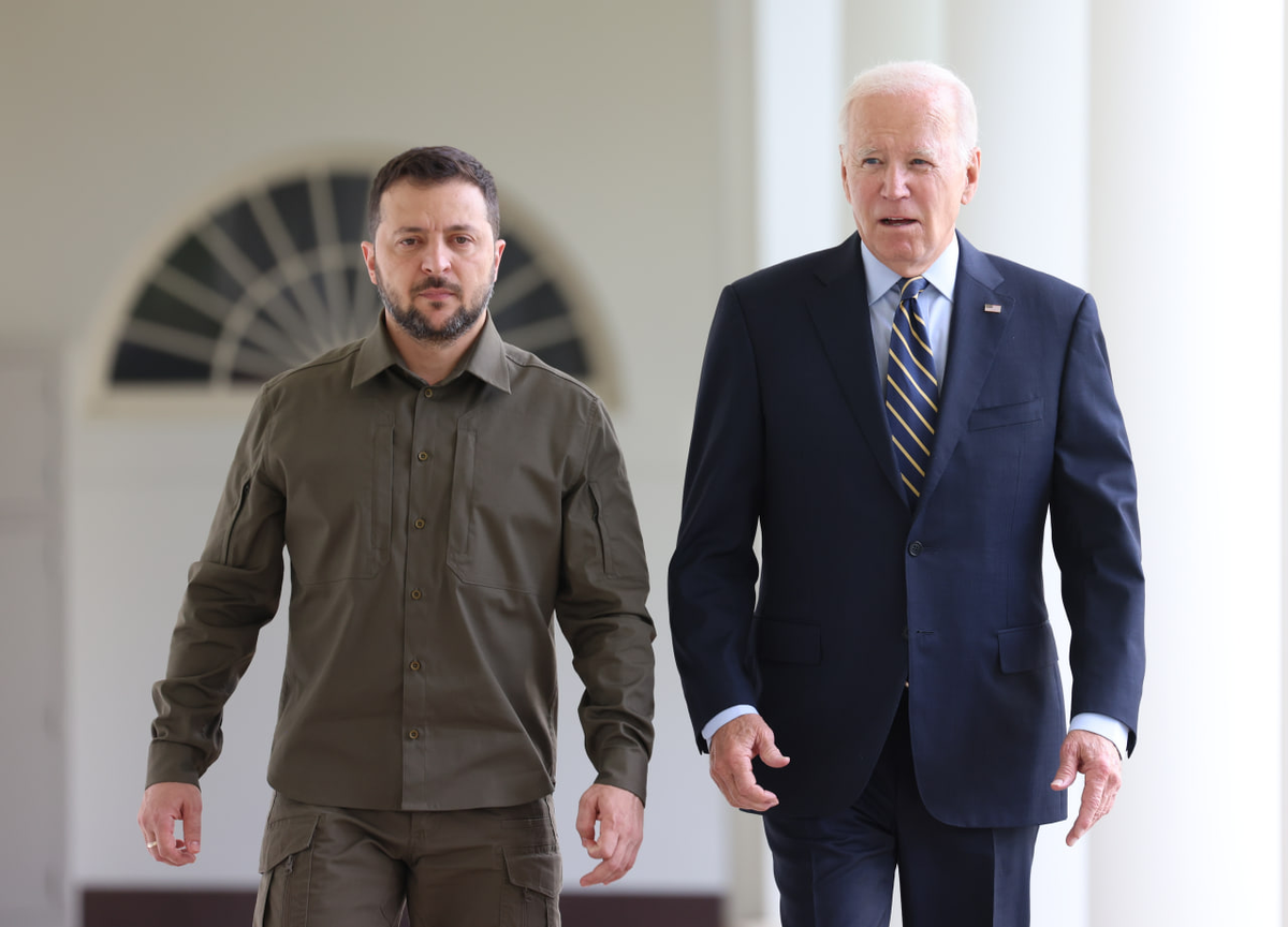    Джо Байден и Владимир Зеленский / Источник: © Julia Nikhinson — Pool via CNP/Global Look Press