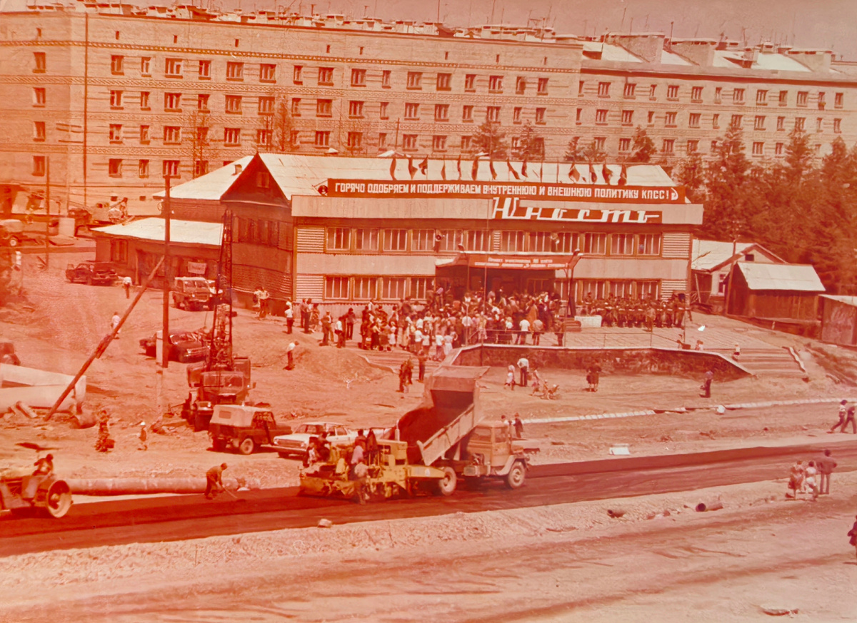 В 80-е годы Тында активно строилась